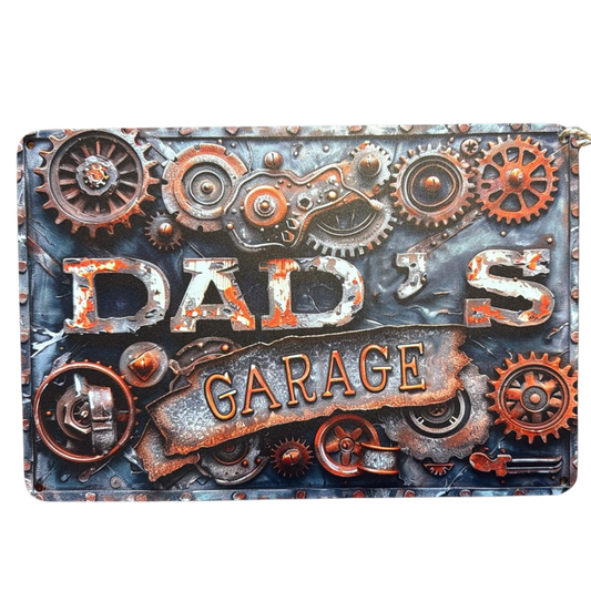 Dad`s Garage (2) - Vintage Metal Sign