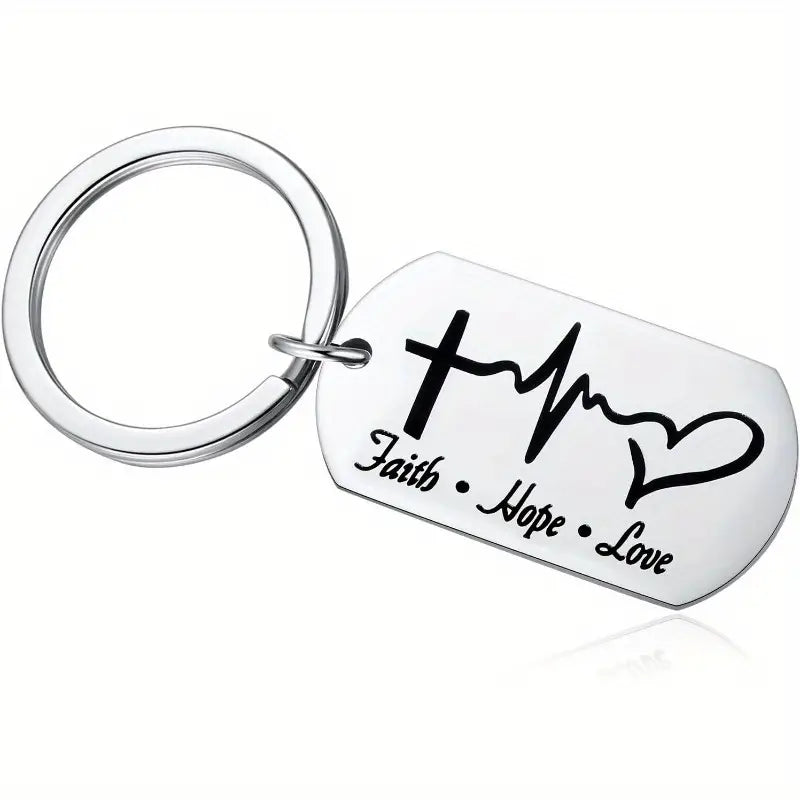 Key chain - Faith & Hope & Love
