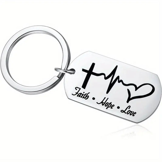 Key chain - Faith & Hope & Love