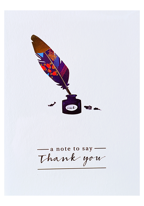 a Note to say Thank You