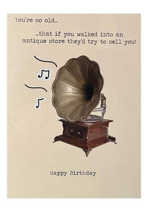 Birthday - Antique store