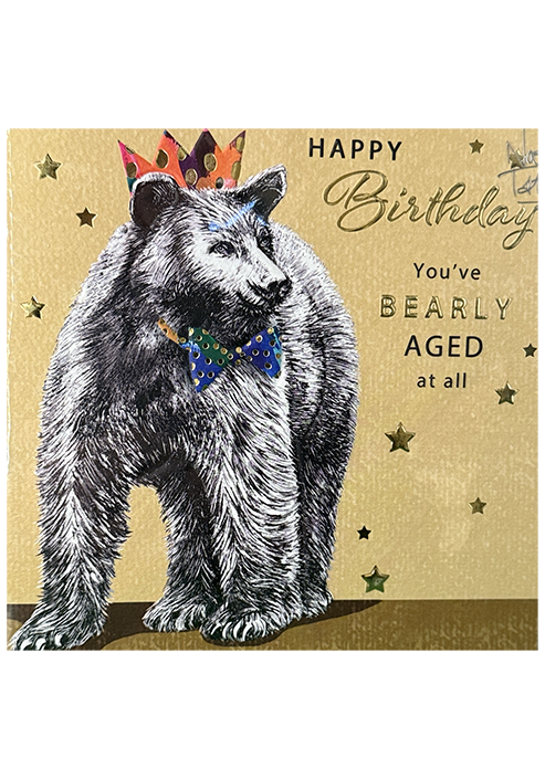 Happy Birthday Bearly Aged