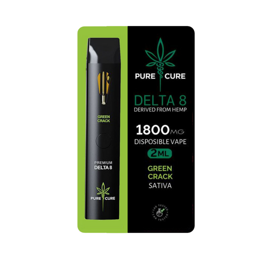 Green Crack (Sativa) Delta 8 Vape Disposable