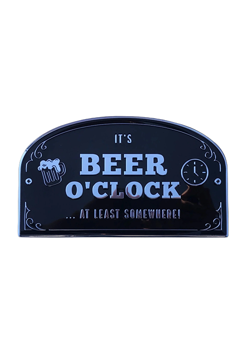 Bar Sign - Beer o` Clock