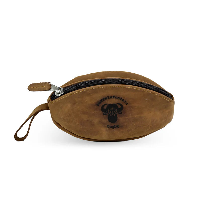 Buffelsfontein Rugby Balsak/ Leather Ball-bag