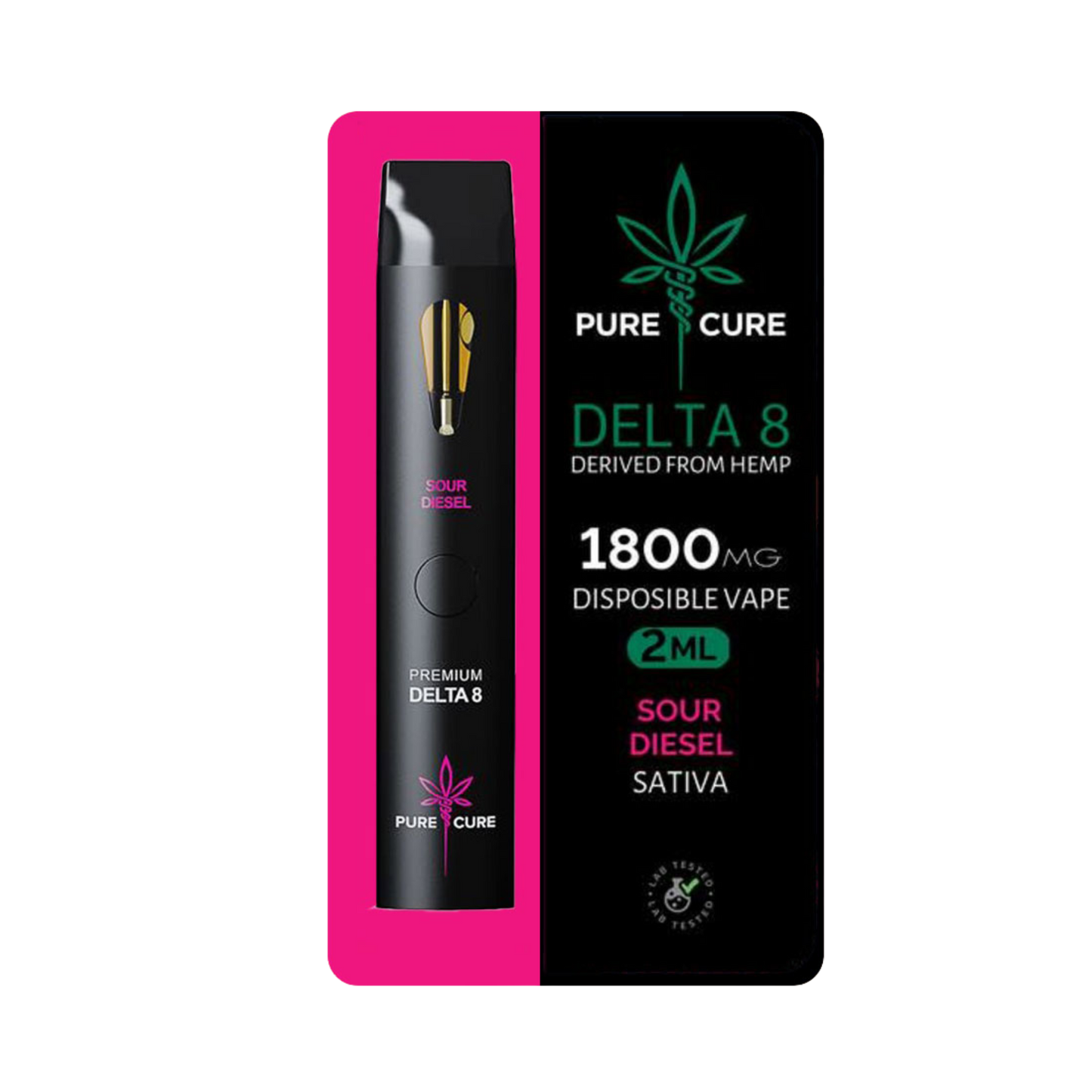 Sour Diesel (Sativa) Delta 8 Vape Disposable