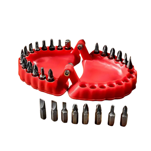 Teeth Display Hex Drill Bit Holder 28pc