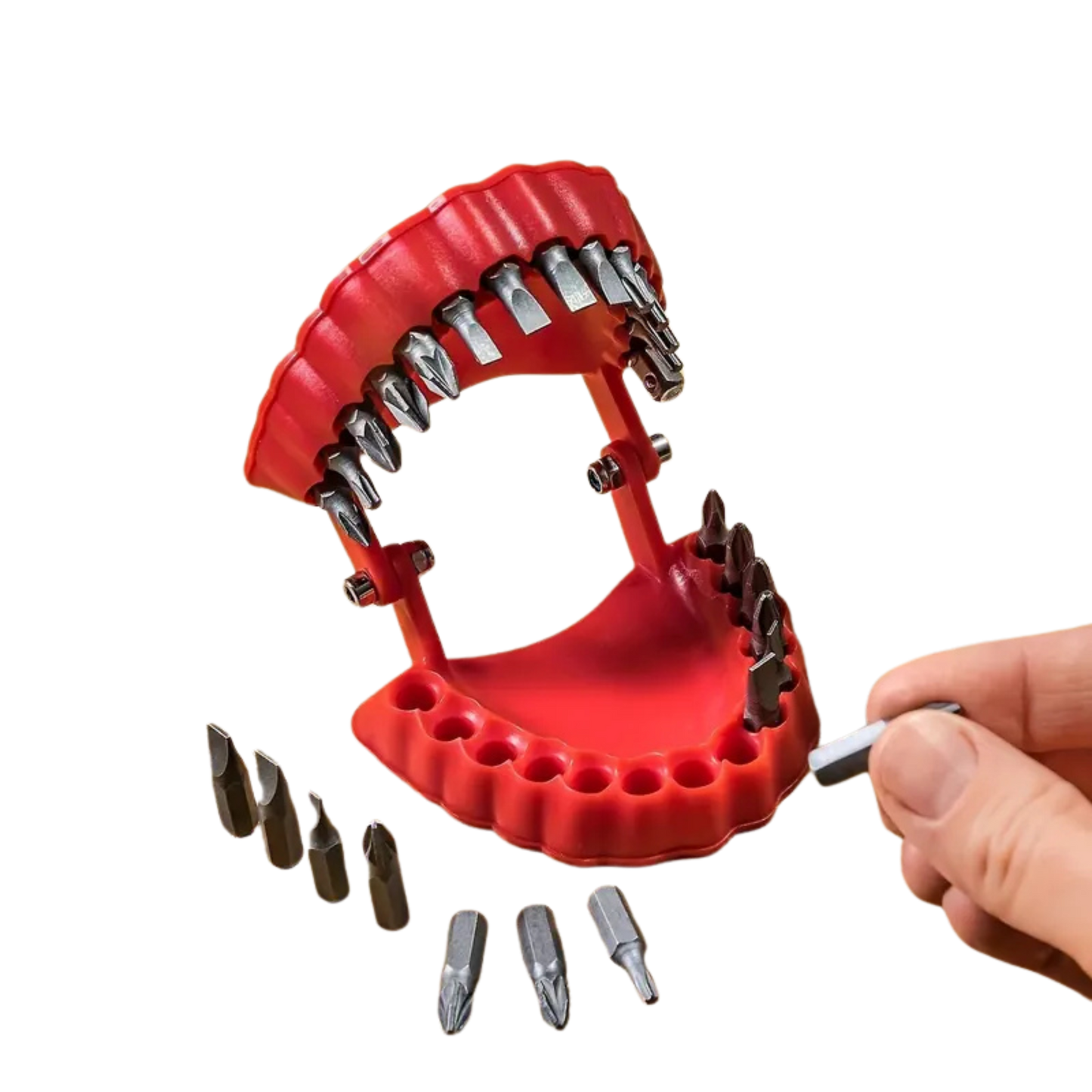 Teeth Display Hex Drill Bit Holder 28pc