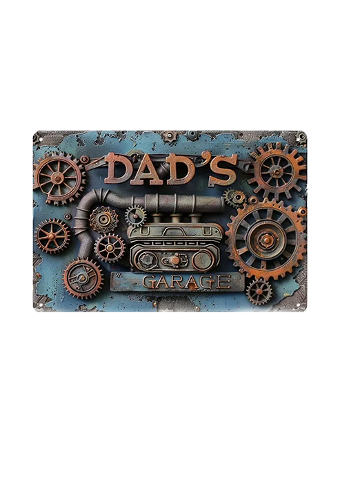 Dad`s Garage (1) - Vintage Metal Sign