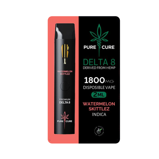 Watermelon Skittlez (Indica) Delta 8 Vape Disposable