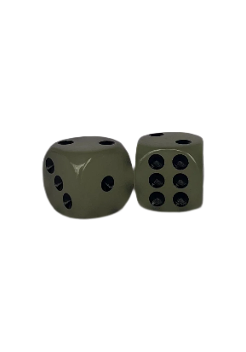 Glow in the Dark Dice 2pc set