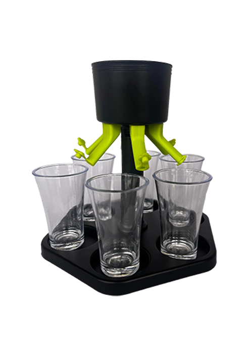 6 Shot Glass Dispenser and Holder