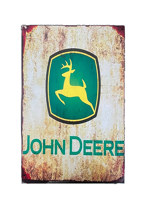 John Deere - Vintage Metal Sign