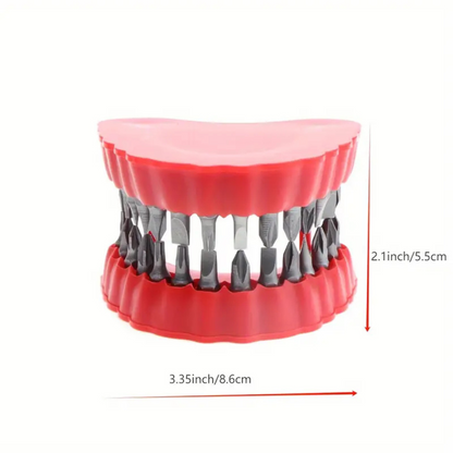 Teeth Display Hex Drill Bit Holder 28pc