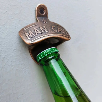 "Man Cave" Matte Mountable Bottle Opener 1pc
